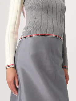 Maglia a girocollo in lana a coste Thom Browne