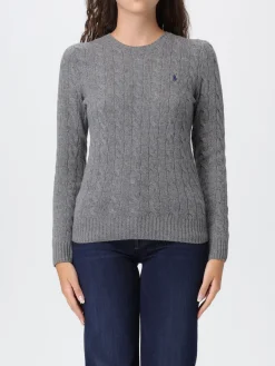 Maglia a girocollo in lana e cashmere con logo ricamato Polo Ralph Lauren