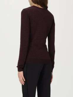 Maglia a girocollo in lana vergine Elisabetta Franchi