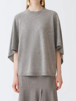 Maglia a girocollo in lana vergine e cashmere Fabiana Filippi