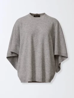 Maglia a girocollo in lana vergine e cashmere Fabiana Filippi