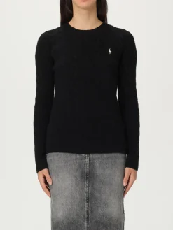 Maglia a girocollo in lana e cashmere con logo ricamato Polo Ralph Lauren