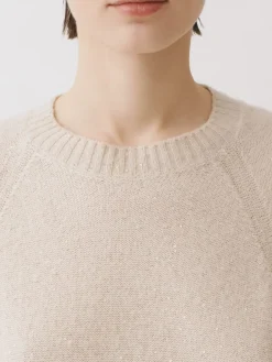 Maglia a girocollo in lana vergine e cashmere Fabiana Filippi