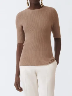 Maglia a girocollo in misto cashmere Fabiana Filippi