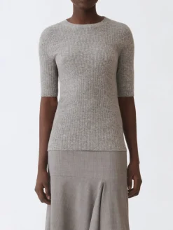 Maglia a girocollo in misto cashmere Fabiana Filippi