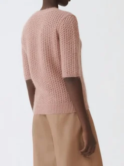 Maglia a girocollo in misto lana vergine Fabiana Filippi