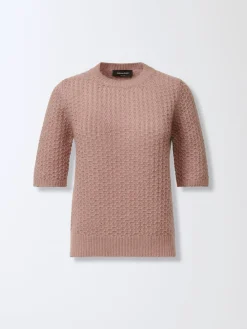 Maglia a girocollo in misto lana vergine Fabiana Filippi