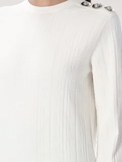 Maglia a girocollo in viscosa Balmain