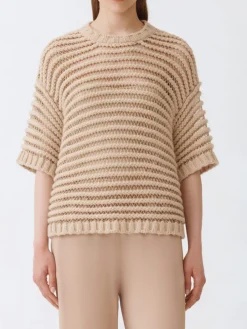 Maglia a girocollo traforata Fabiana Filippi