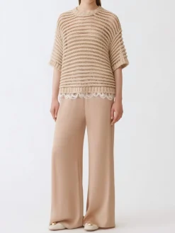 Maglia a girocollo traforata Fabiana Filippi