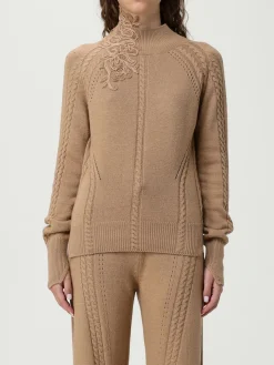 Maglia a Lupetto in lana con inserti in pizzo Ermanno Scervino Life