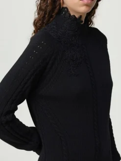 Maglia a Lupetto in lana con inserti in pizzo Ermanno Scervino Life