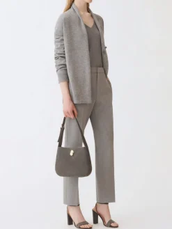 Maglia a v basic in cotone Fabiana Filippi