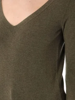 Maglia a v in cashmere Saint Laurent