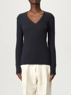 Maglia a v in cotone Fabiana Filippi