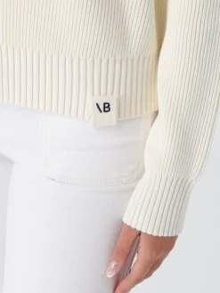 Maglia a v Victoria Victoria Beckham in misto cotone