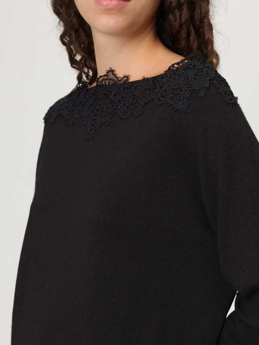 Maglia con inserti in pizzo Ermanno Scervino Life