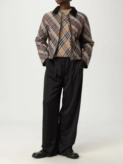 Maglia di lana check Burberry