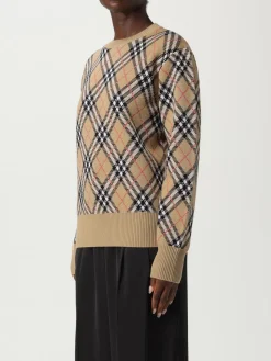 Maglia di lana check Burberry