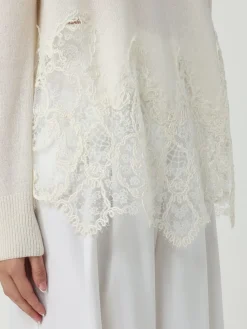 Maglia Ermanno Scervino in cashmere e pizzo