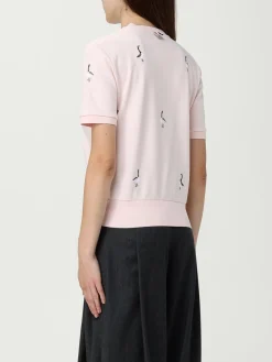 Maglia in cotone con ricami all-over Thom Browne