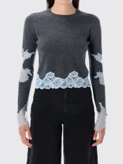 Maglia in lana con ricami Self-Portrait