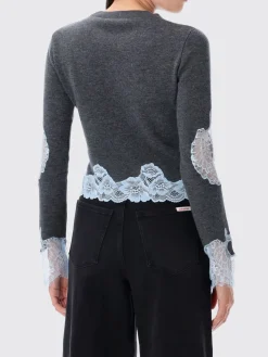 Maglia in lana con ricami Self-Portrait