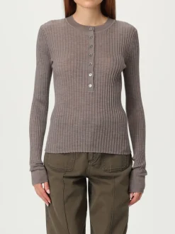 Maglia in lana merino a coste Soeur