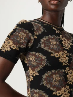Maglia in misto viscosa jacquard floreale Antonio Marras