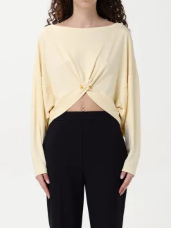 Maglia in viscosa crop Elisabetta Franchi