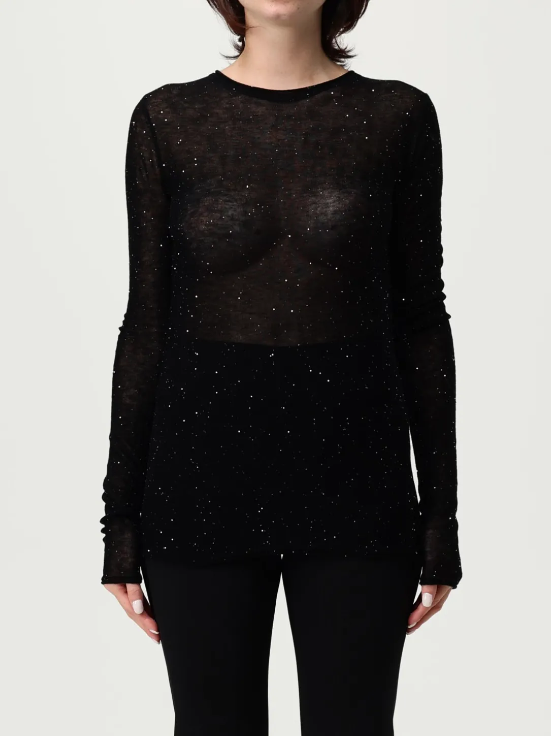 Maglia Pinko in misto lana con ricamo