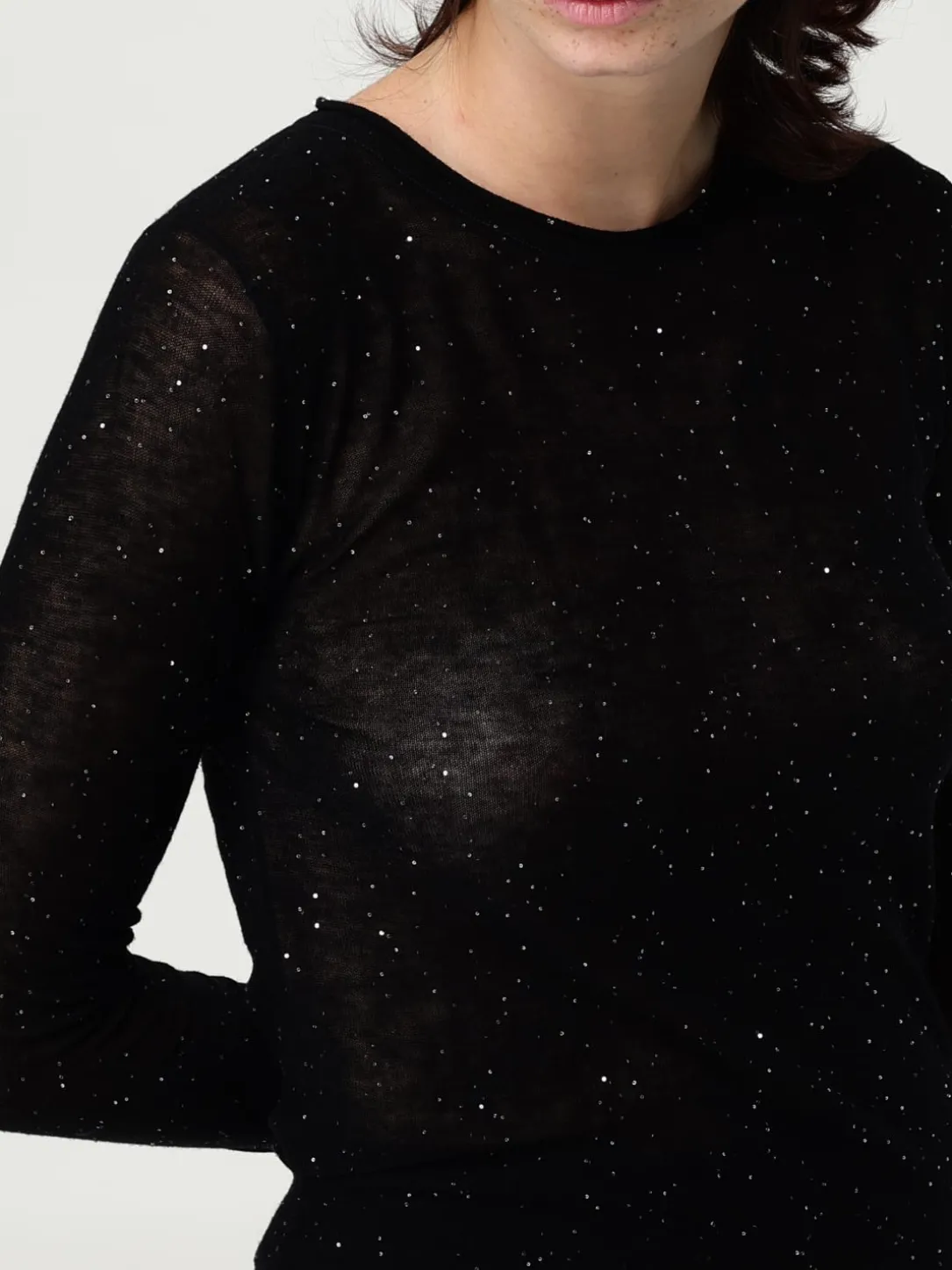 Maglia Pinko in misto lana con ricamo