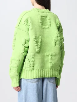 Maglione Bottega Veneta in nylon con logo goffrato