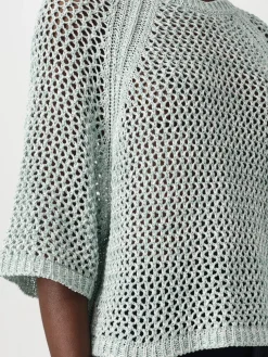 Maglione con lavorazione all'uncinetto Fabiana Filippi