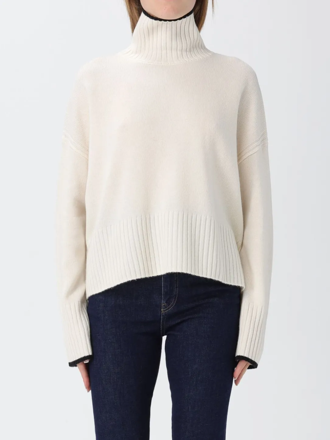 Maglione Falkland in lana merino e cashmere Pinko