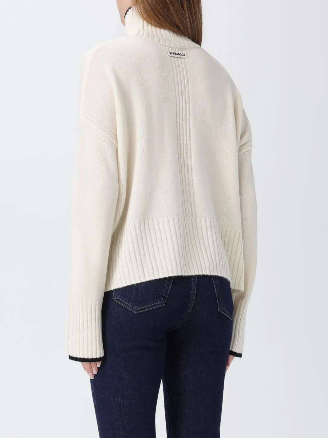 Maglione Falkland in lana merino e cashmere Pinko