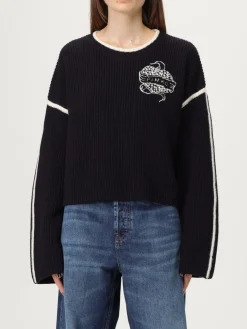 Maglione in lana con logo Pinko