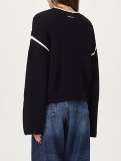 Maglione in lana con logo Pinko