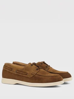 Mocassino da barca Doucal's in camoscio