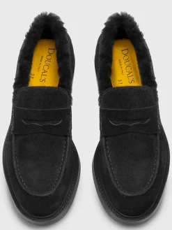 Mocassino Doucal's in camoscio