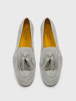 Mocassino Doucal's in camoscio con nappe