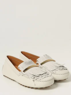 Mocassino Driver Tod's in pelle con frange
