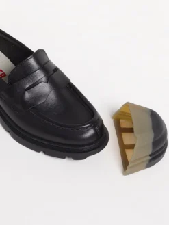 Mocassino Junction Camper in pelle e gomma