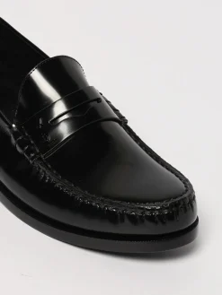 Mocassino Le Loafer Saint Laurent in pelle spazzolata