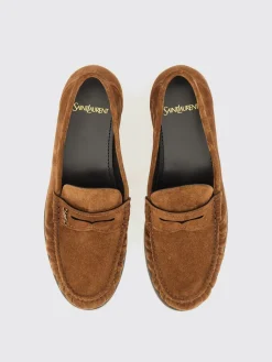 Mocassino Saint Laurent in camoscio