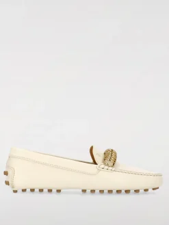 Mocassino Tod's in pelle con anelli metallici