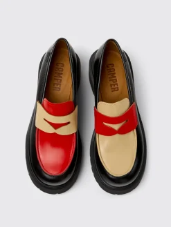 Mocassino Twins Camper in pelle