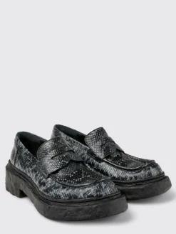 Mocassino Vamonos CamperLab in pelle stampa pitone