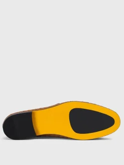 Monk Strap Doucal's in pelle intrecciata