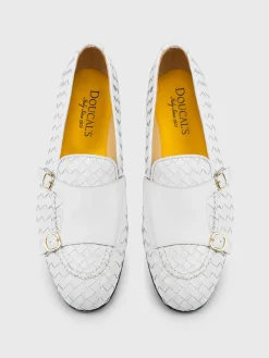 Monk Strap Doucal's in pelle intrecciata